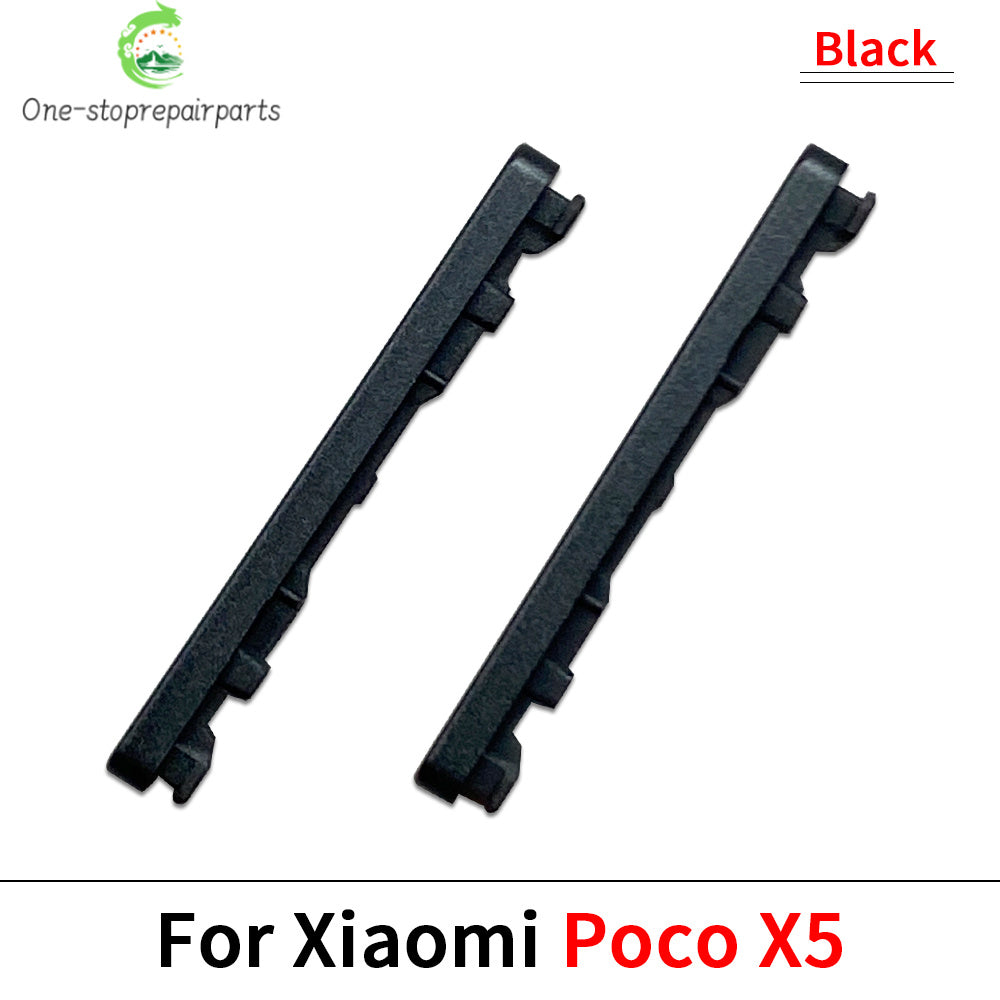 Side Key Power and Volume Button For Xiaomi Poco X4 X5 X6 Pro 5G Replacement Parts Xiaomi  Xiao mi phone repair parts