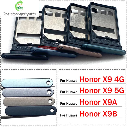 New For Huawei Honor X9 X9A X9B 4G 5G SIM Card Slot SD Card Tray Holder Adapter Repair Parts Huawei phone repair parts