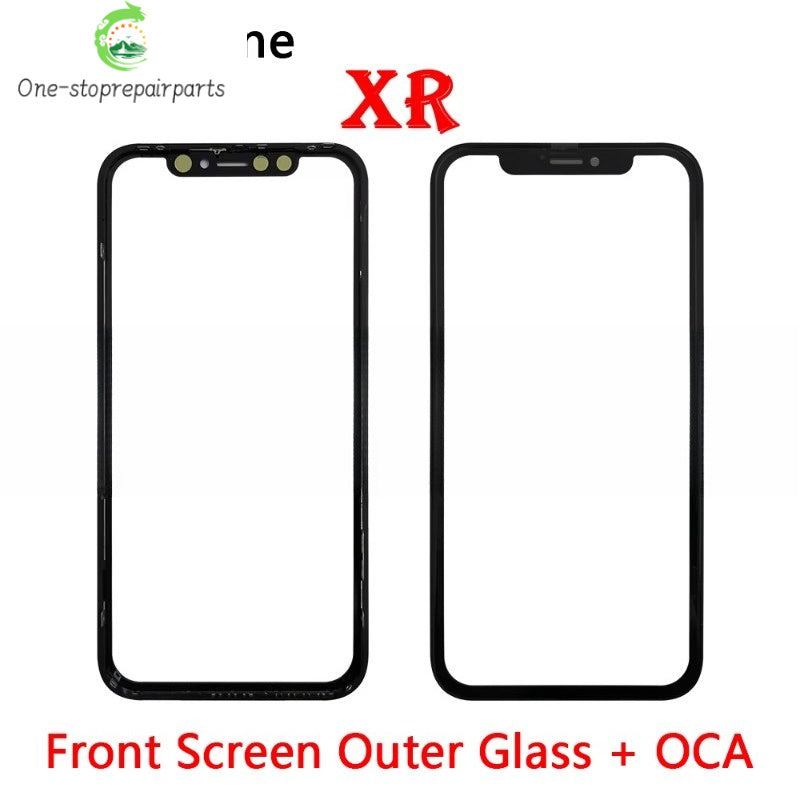 New Front Screen Outer Glass With OCA For iPhone X XS MAX XR 11 12 13 14 Pro Max Mini Plus Phone Repair iPhone phone repair parts