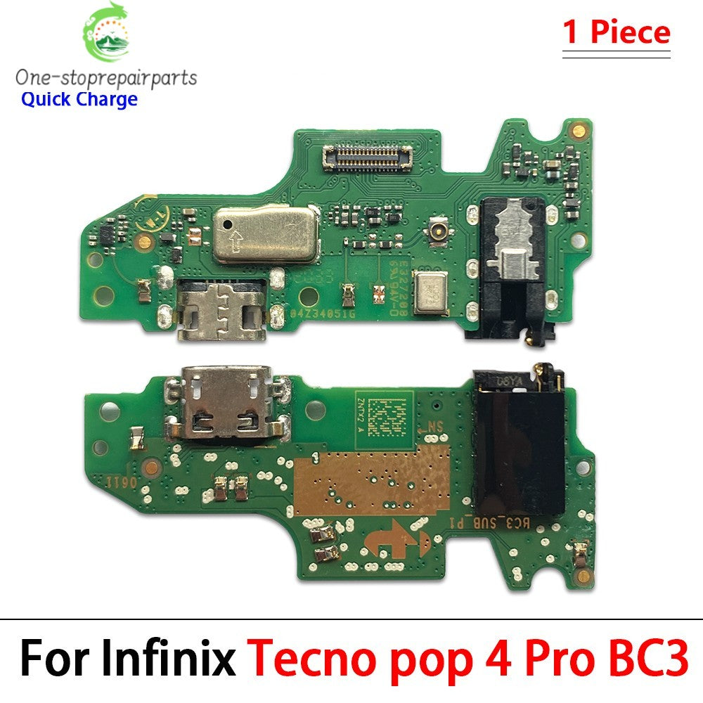 USB Charger Charging Dock Port Connector Flex Cable For Tecno POP 2 3 4 5 6 7 Pro Plus Air Tecno phone repair parts