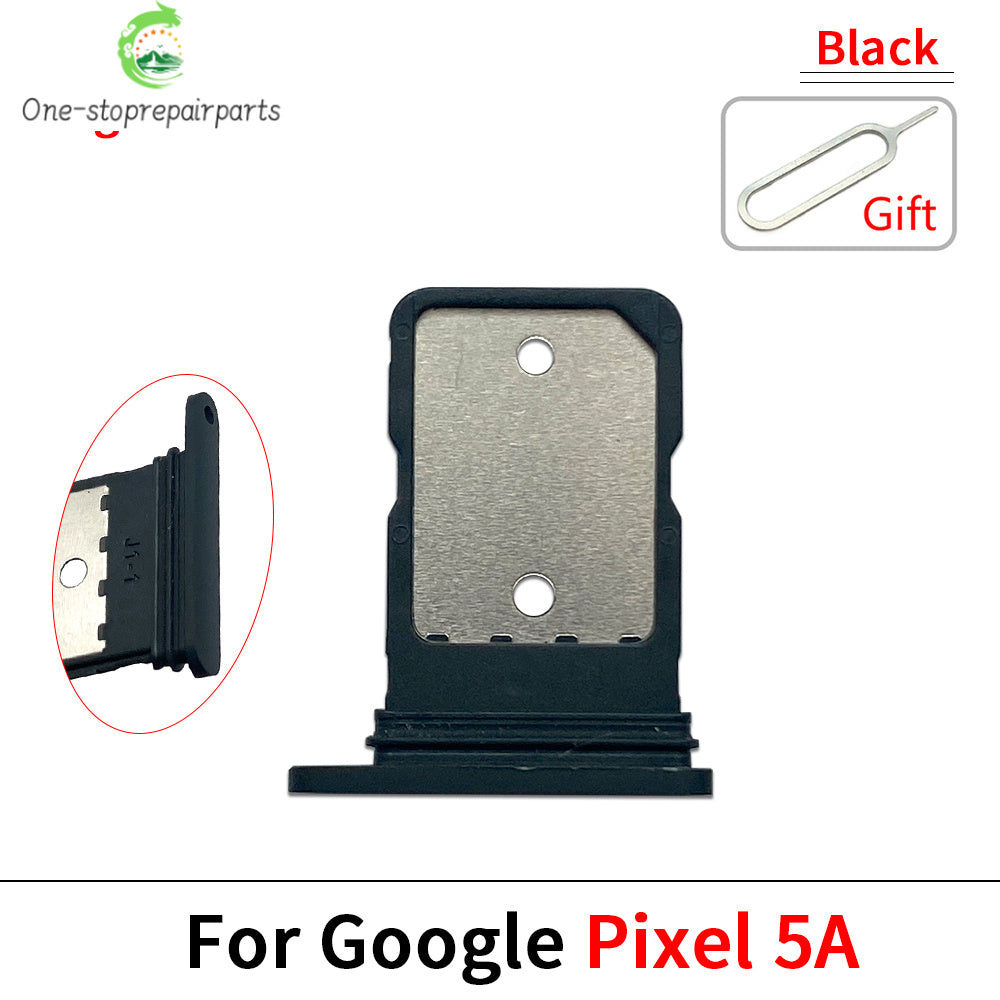 SIM Card Slot SD Card Tray Holder Adapter For Google Pixel 5 5A 6 6A Pro Repair Parts Google Pixel phone repair parts