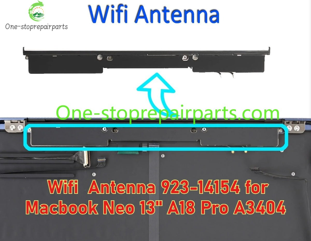 Laptop A3404 Wifi Airport WLAN Wireless Antenna 923-14154 for Macbook Neo 13" A18 Pro EMC 89842026 Year Macbook repair parts