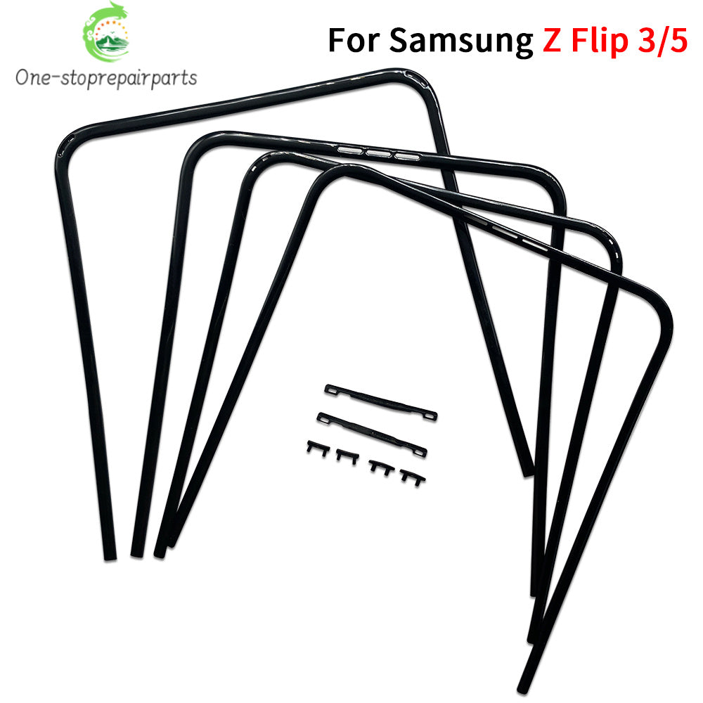 Front Screen Stand Middle Bezel Frame LCD Display Bracket Plastic Hoder For Samsung Z Flip 3 4 5 F731 F721 F711 Samsung phone repair parts