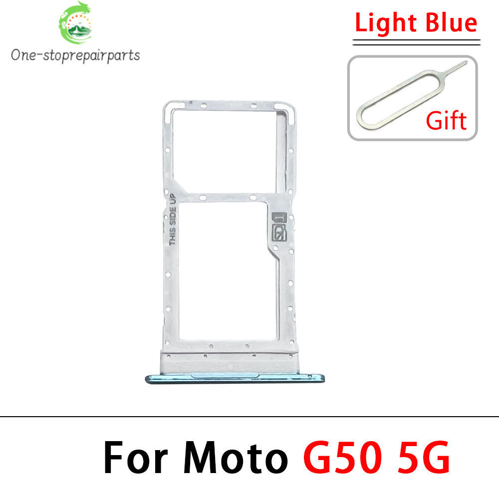 10Pcs/Lot, New For Motorola Moto G10 G20 G30 G50 G60 G60s G100 5G SIM Card Tray Slot Holder Adapter Accessories Motorola phone repair parts