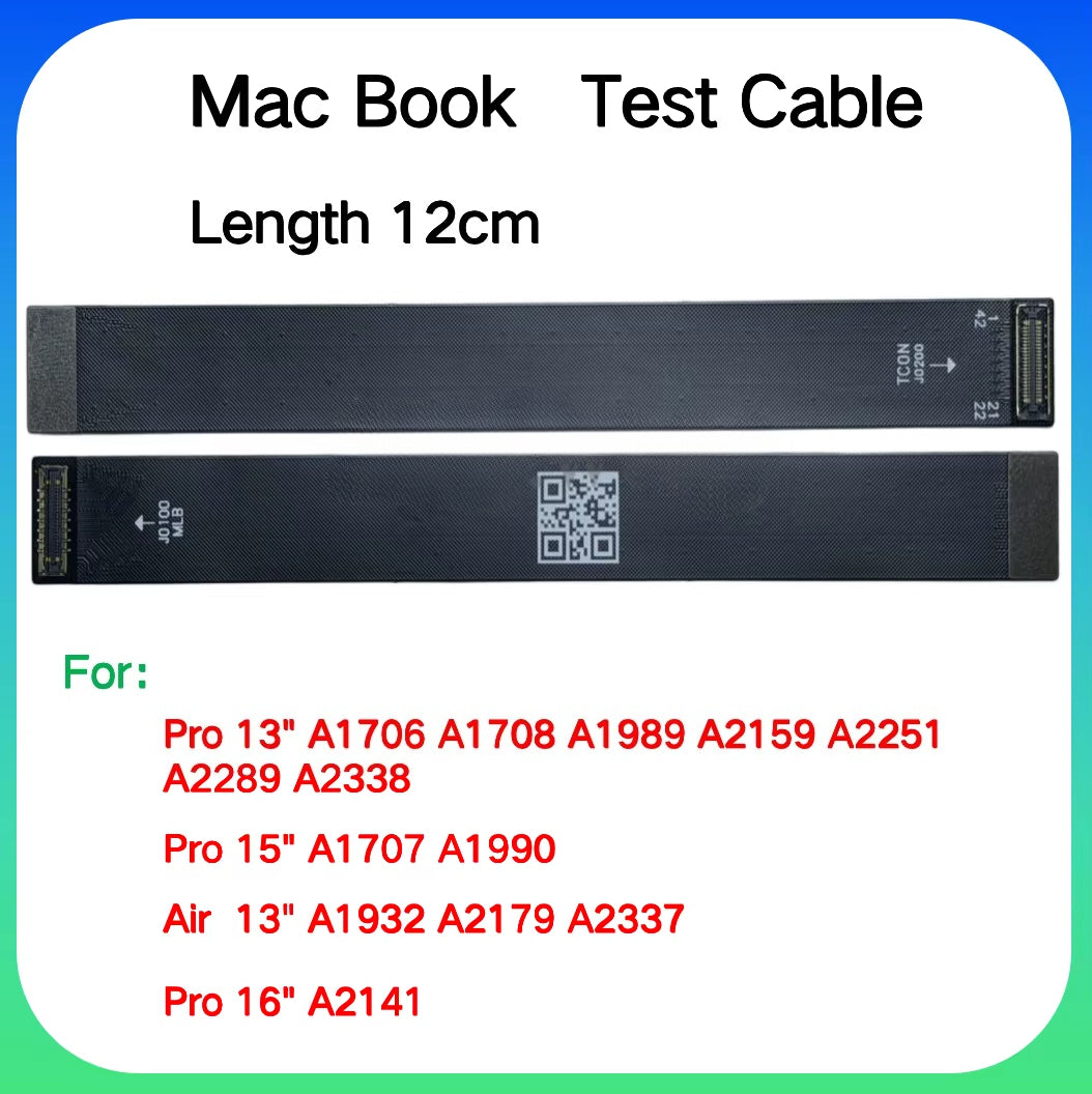 Mac Book Screen Display Extension Test Repair Flex Cable For Macbook Pro Air A1706 A2337 A2338 A2681 A2941 A2442 A2485 A3240 Macbook repair parts
