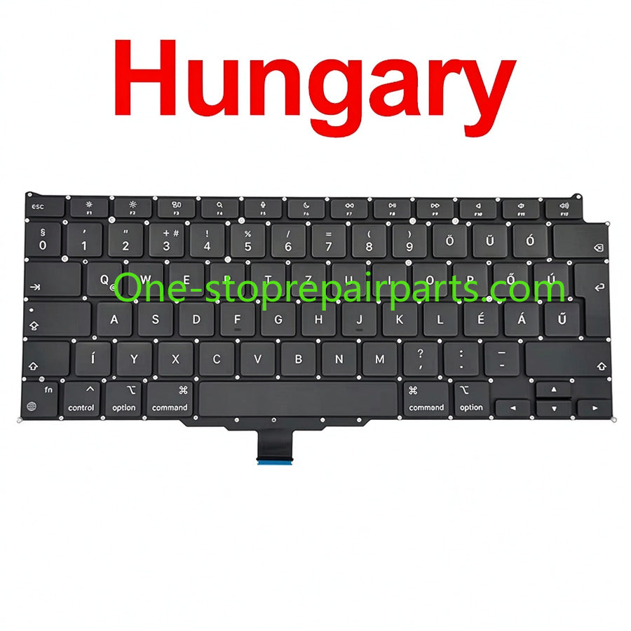 New Laptop A2337 Keyboard For Macbook Air 13" M1 A2337 Keyboard Replacement US UK FR SP IT DE RU AE Layout 2020 Year Macbook repair parts