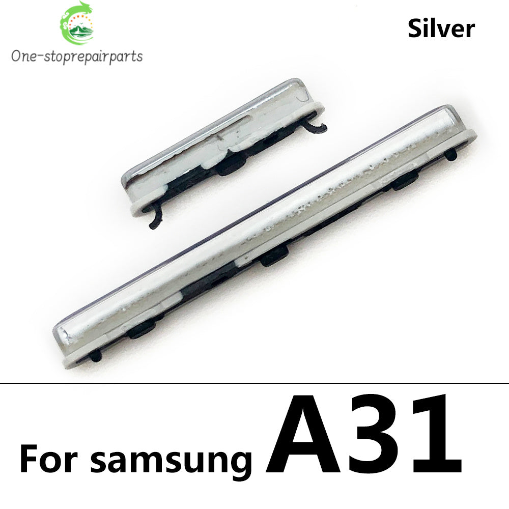 10Pcs/Lot, SIde Volume Button Power ON / OFF Buttton Key Set For Samsung A31 A315F A51 A515F A70 A705F A71 A71 Replacement Part Samsung phone repair parts