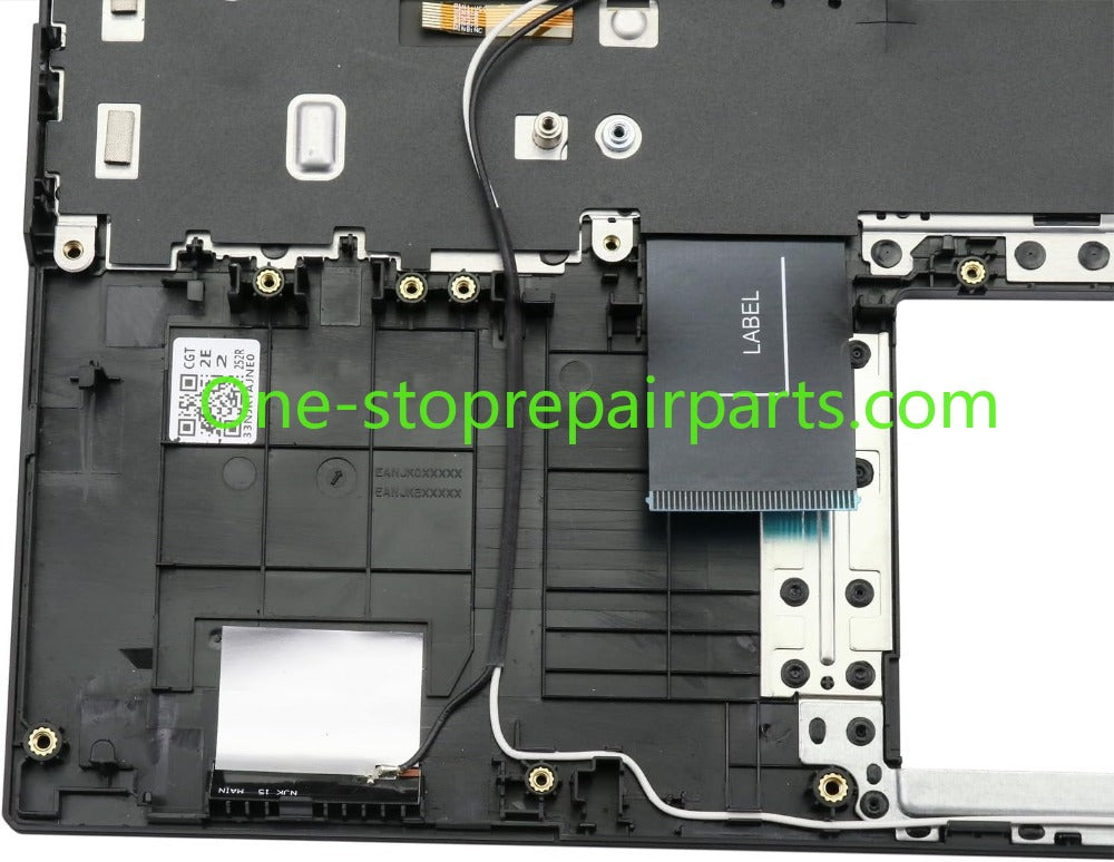 Palmrest with RGB Backlit Keyboard Replacement for ASUS TUF Gaming F15 FX507 FX507ZC FX507ZE A15 FA507 90NR09M1-R31US2 (for 56Wh Battery  Single Air Outlet  Transparent WASD Keys)