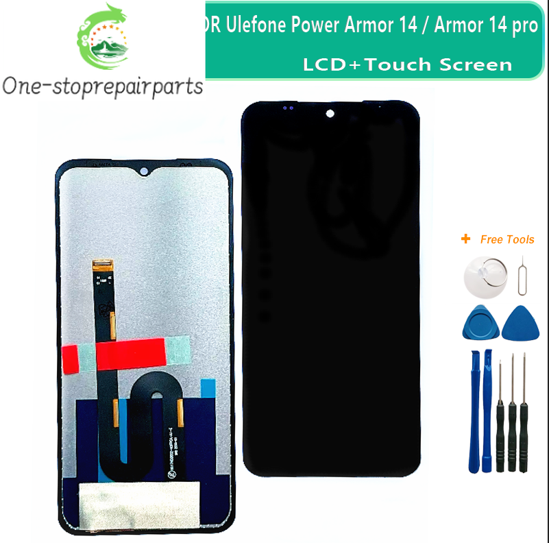 New Tested 6.52 Inch LCD Screen For Ulefone Power Armor 14 Pro LCD Display Touch Screen Digitizer Assembly Replacement Other Brand Phone repair parts