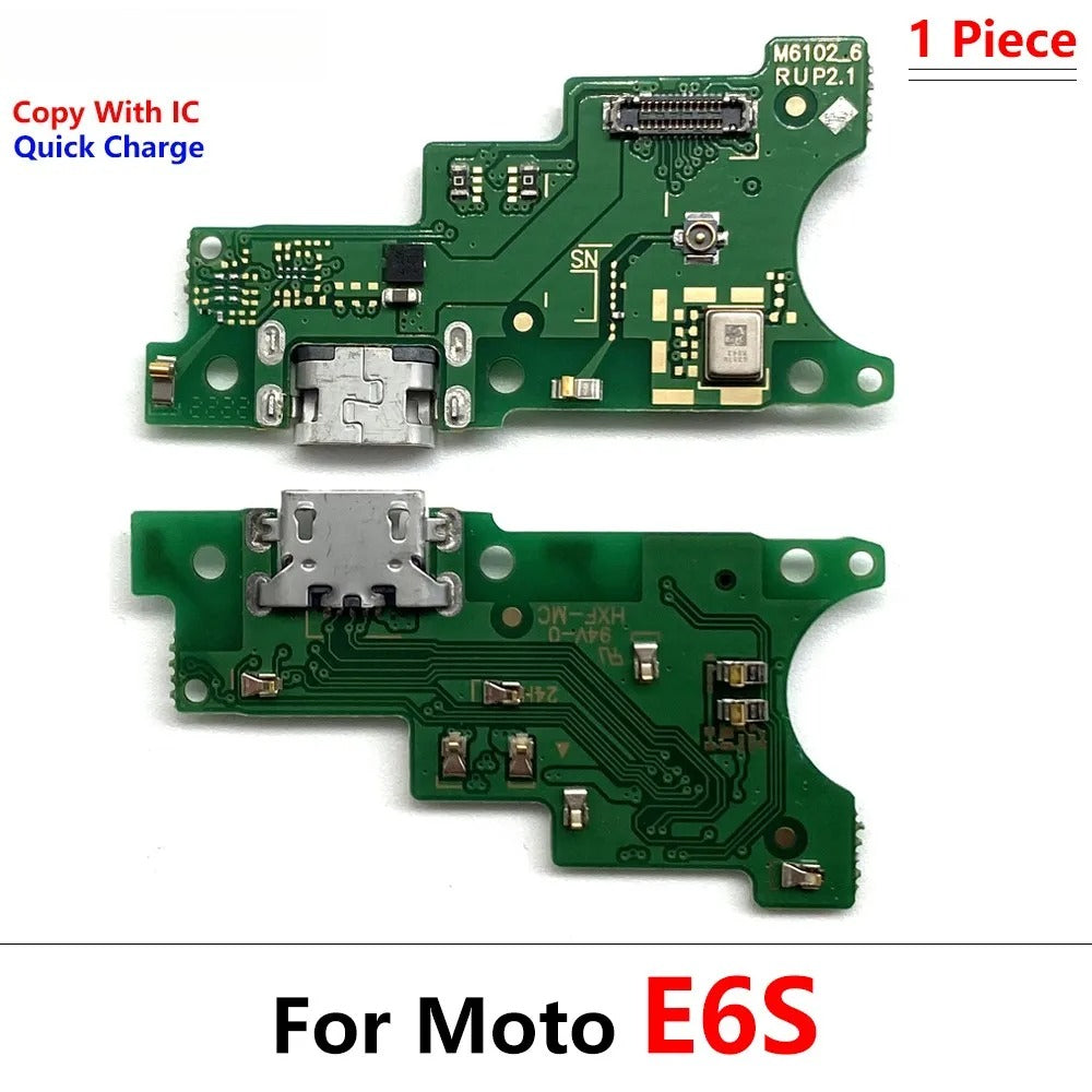 28Pcs, USB Charging Board Port Dock Charger Connector Flex Cable For Moto E5 E6 E6s E7i E7 Plus Power Play E20 E30 E32 E22 E13 Motorola phone repair parts