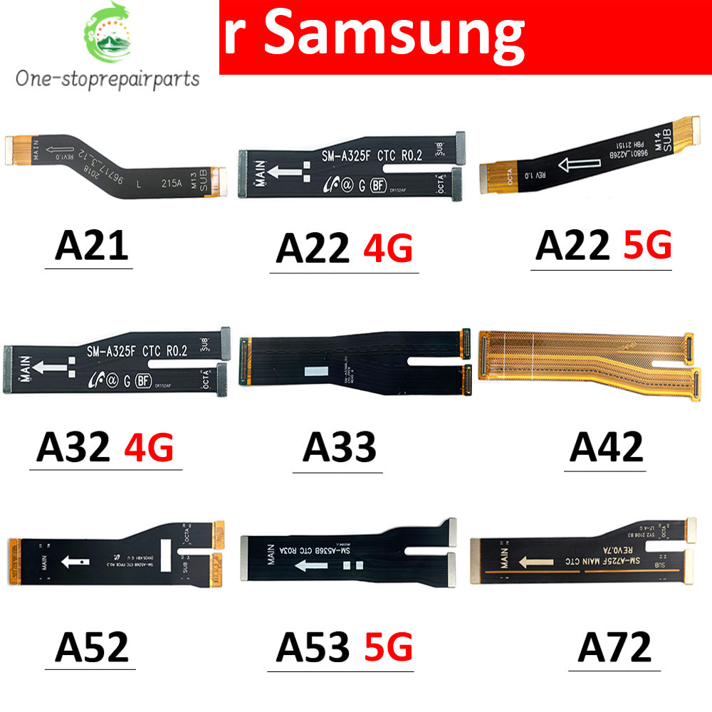 Main Board Motherboard Connector Flex Cable For Samsung A22 A32 A52 A72 A33 A53 A73 A24 A34 A54 A15 A25 A35 A55 A16 A53 4G 5G Samsung phone repair parts