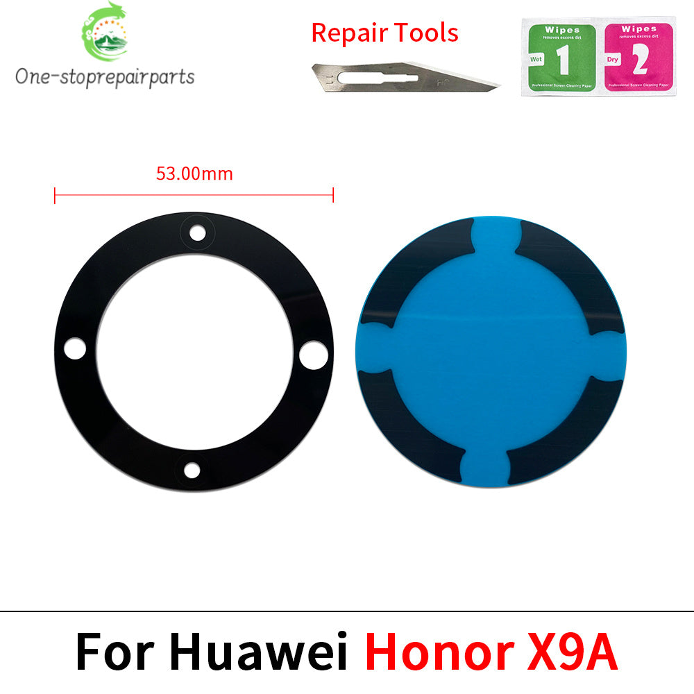 Camera Glass For Huawei Honor X5 X6 X6s X6A X6B X7 X7A X7B X8 X8A X8B X9 X9A X9B 4G 5G Rear Back Camera glass Lens With Adhesive Huawei phone repair parts