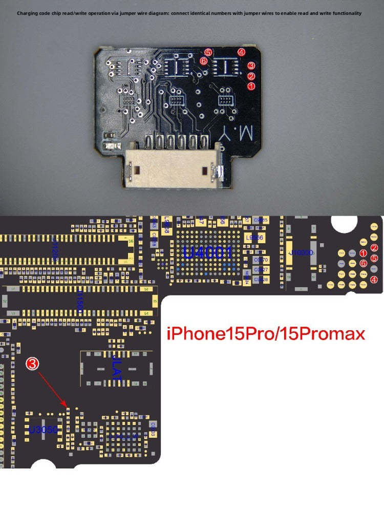 Free chip reader Charging chip IC reading and writing tools iPhone chip reader chip writer 15/16 series Phone Repair tools