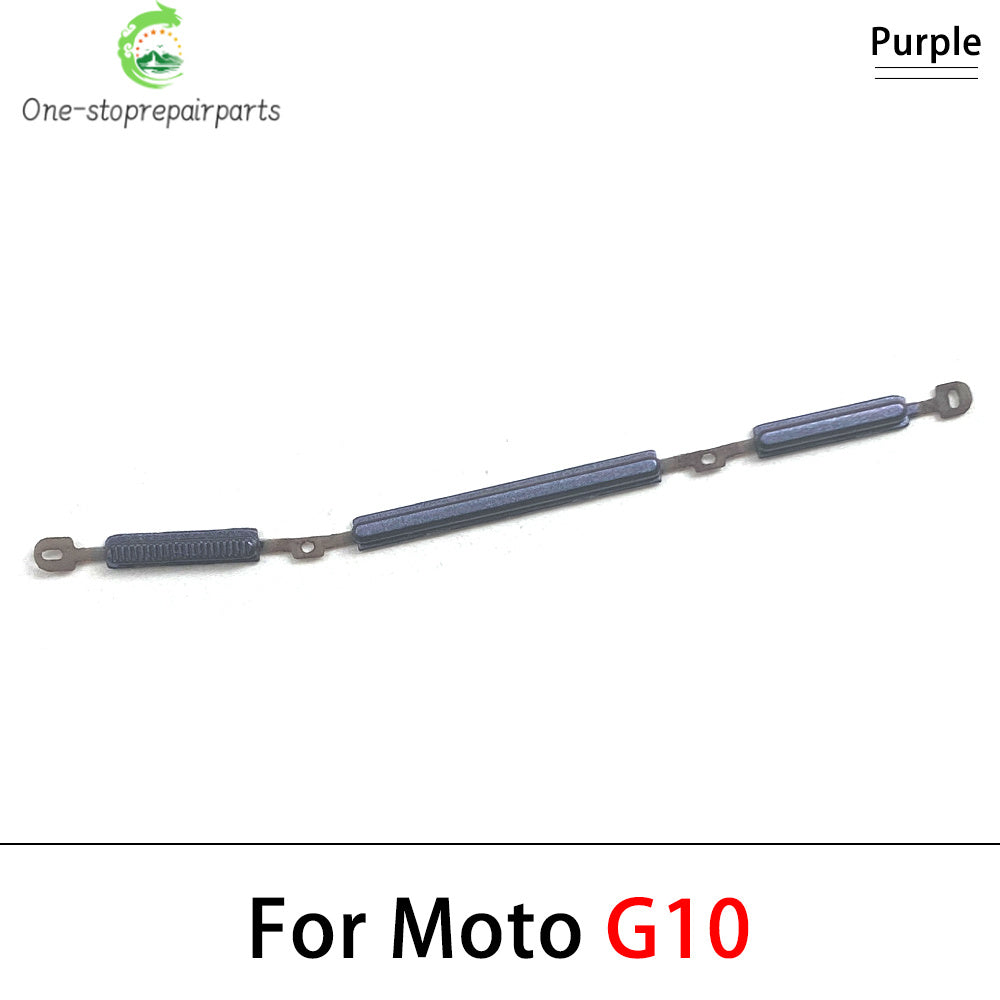 10Pcs/Lot, New For Motorola For Moto G10 G20 G30 G60 G60s G31 G71 G51 5G Power Volume Side Button Key Replacement Parts Motorola phone repair parts