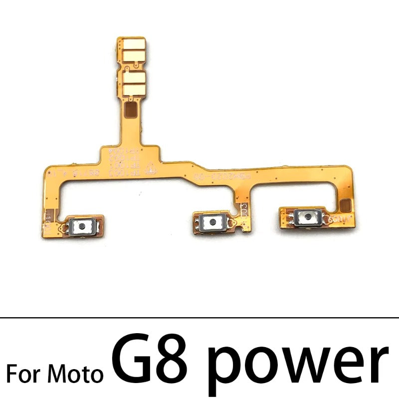 50Pcs, Volume Button Power Switch On Off Button Flex Cable For Motorola Moto G5 G6 G8 G7 G9 Plus Play Power Lite Motorola phone repair parts