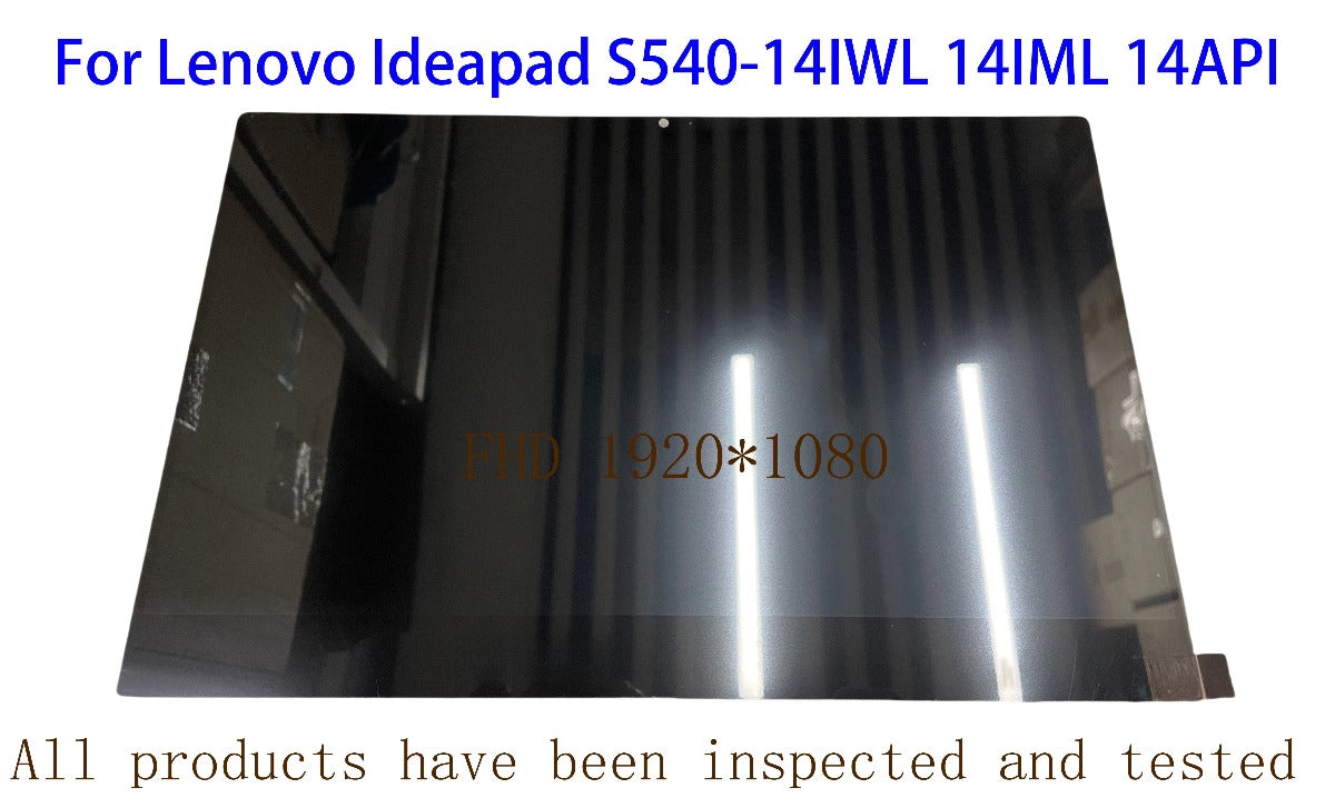 14.0inch For Lenovo Ideapad S540-14IWL 14IML 14API FHD 1920*1080 LCD Screen Display NO-Touch Assembly Lenovo laptop repair parts