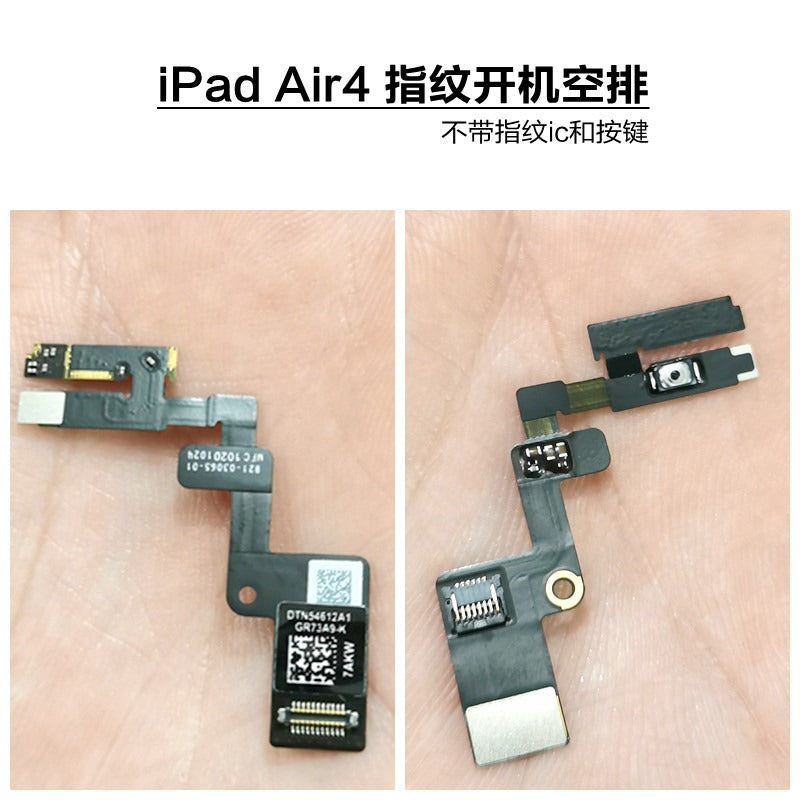 iPad Air4 fingerprint cable A2316 A2324 A2325 A2072 power button cable