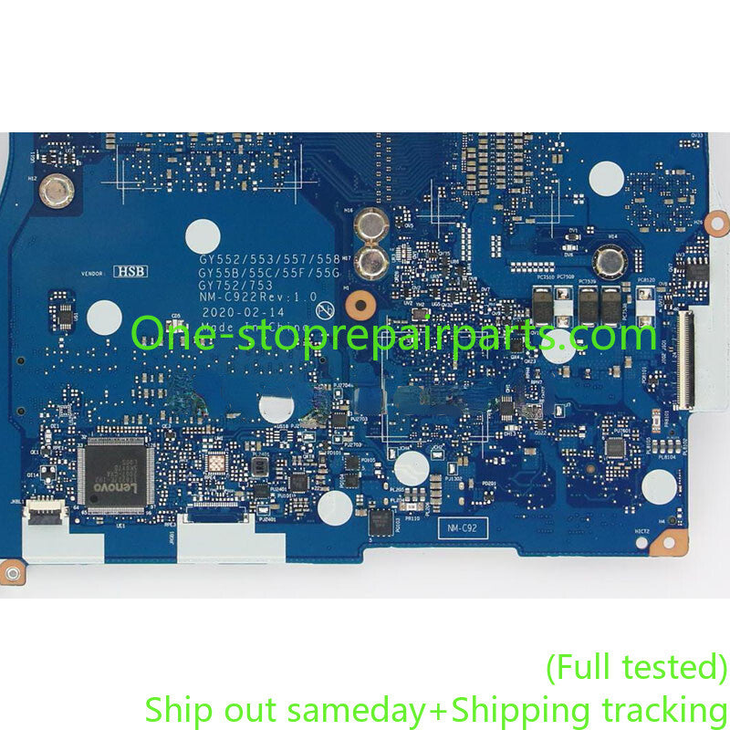 NM-C922 For Lenovo Legion 5-17IMH05 Motherboard i7-10750H i5-10300H GTX1650Ti 4G 5B20S72406 5B20S72407 5B20S72405 5B20S72401 main system board