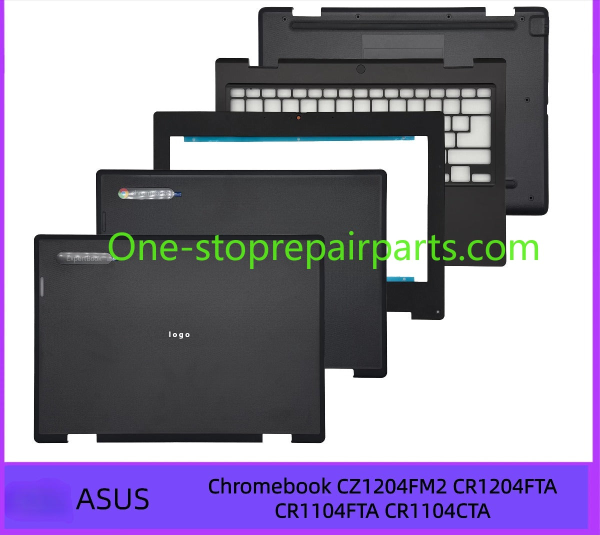 Cover case For ASUS Chromebook CZ1204FM2 CR1204FTA CR1104FTA Expertbook NB6855C NB6855D LCD Back Cover Bezel frame topcase palmrest upper bottom HINGE cover ASUS laptop repair parts