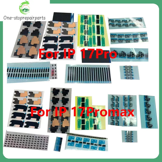 10set MotherBoard Heat Sink Sticker for iPhone 17 Pro Max Mainboard Logic Board Anti-Stati Dissipation Foam Sponge Adhesive Professional Repair Tools