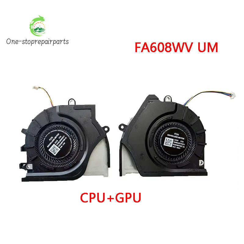 NEW ORIGINAL LAPTOP CPU GPU COOLING FAN For ASUS TUF6 Pro FX608J/P FA608P FM FA608WV FA608UM ASUS laptop repair parts