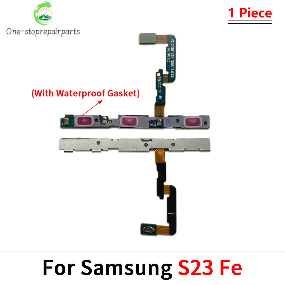 OEM Power On Off Volume Button Flex Cable For Samsung S25 S24 S23 S22 Plus Ultra S24 Fe S23 Fe With Waterproof Samsung phone repair parts