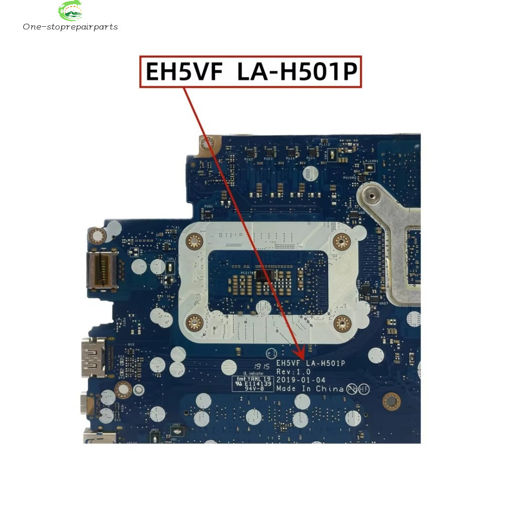 EH5VF LA-H501P For Acer AN515-54 AN715-51 A715-74G Laptop Motherboard With i5-9300H i7-9750H CPU GTX1050 3GB-GPU GTX1650 4GB-GPU Acer laptop repair parts