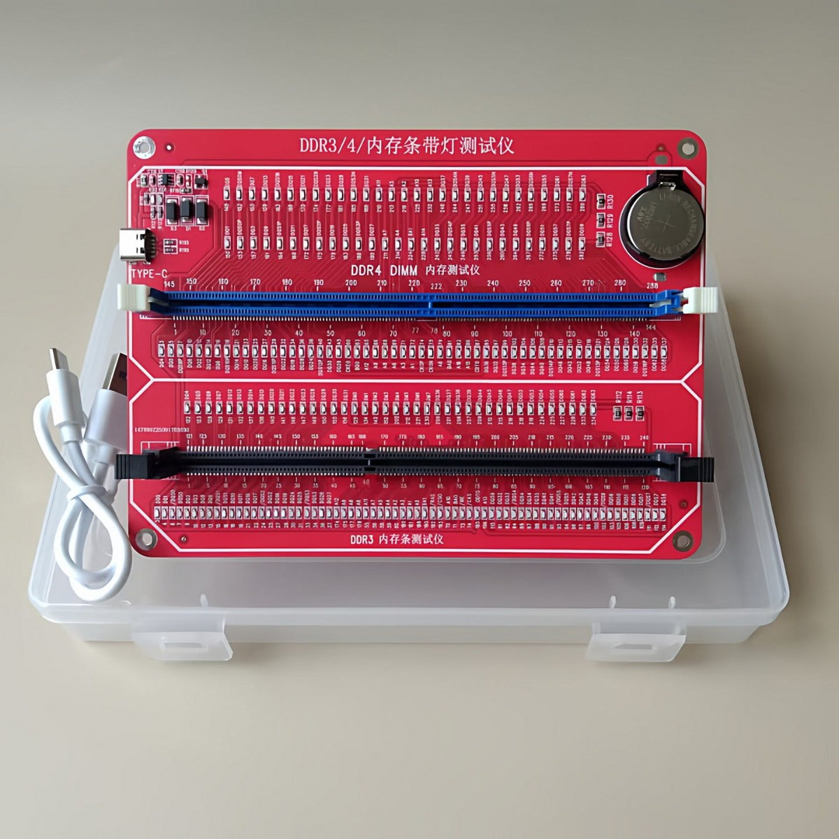 Desktop DDR3/4/5 Server, Memory Stick Tester Computer Detection Tools Troubleshooting USB Powered Laptop Computer PC repair tools