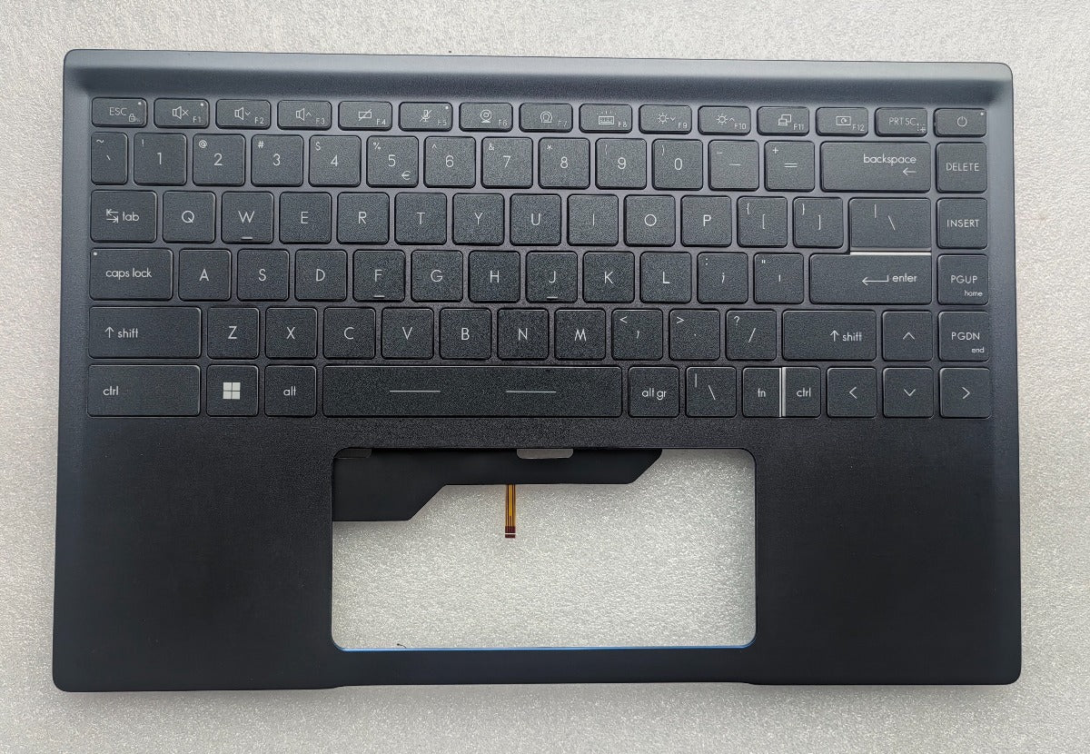 Upper case with keyboard for MSI Prestige 14 MS-14C1 14C2 14C4 P14 palmrest topcase C-cover keyboard MSI laptop repair parts