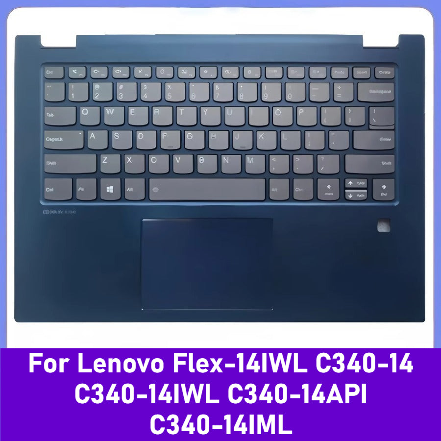 Cover case For Lenovo Flex-14IWL C340-14 C340-14IWL C340-14API C340-14IML Laptop Back Cover/LCD Bezel/Palmrest Cover/Bottom Cover Lenovo laptop repair parts