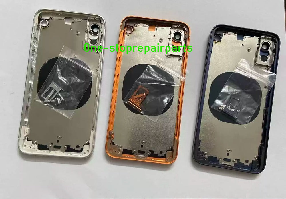 DIY Convertor Housing Back Cover Assembly Compatible For iPhone X XR XS MAX 11 11PRO 12 12PRO 13 Pro 14Pro 15Pro 15 Pro Max To 17 18 17Pro 18Pro Max Backshell Replacement Refitted Chassis Pre-Installed Modified Middle Frame iPhone phone repair parts