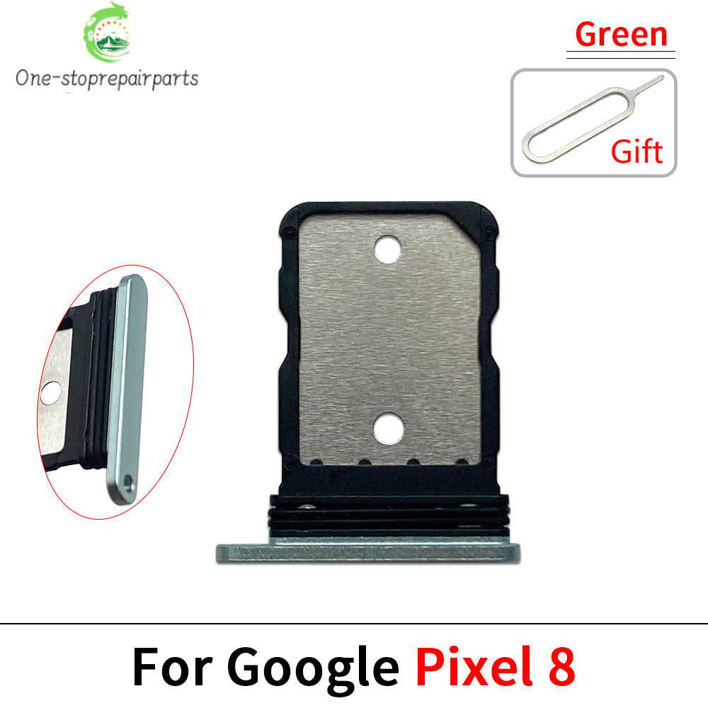 10Pcs, New For Google Pixel 7 / Pixel 7 Pro / Pixel 7A / Pixel 8 / Pixel 8 Pro / Pixel 8A SIM Card Tray Slot Holder Repair Parts Google Pixel phone repair parts