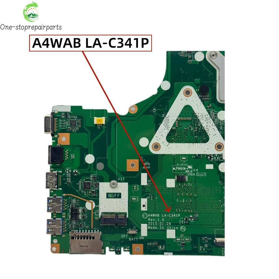 For Acer Aspire E5-473G Laptop Motherboard A4WAB LA-C341P With i3-4005U i5-5200U i7-5500U CPU GT920M 2GB-GPU DIS NB.MXK11.003 Acer laptop repair parts