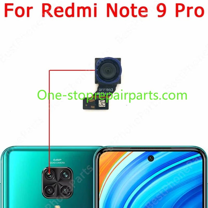 Rear Back Camera For Xiaomi Redmi Note 9 Pro 9S 9Pro Note9 Main Backside Camera Module Flex Replacement Spare Parts Xiaomi phone repair parts