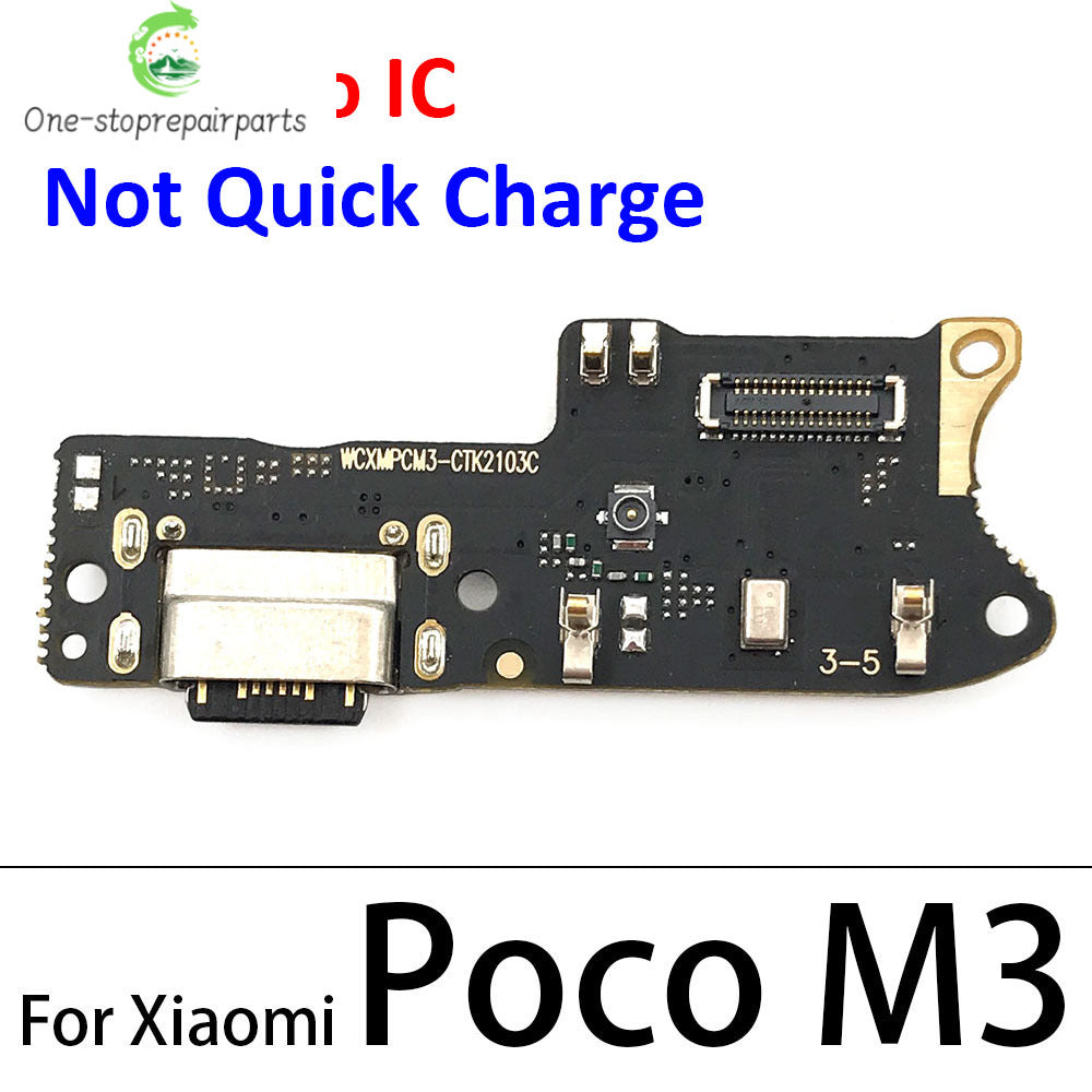 USB Port Charger Dock Connector Charging Board FLex Cable For Xiaomi Poco F1 F2 Pro F3 X3 X4 M3 M4 Pro 4G 5G Mic Microphone  Xiaomi  Xiao mi phone repair parts