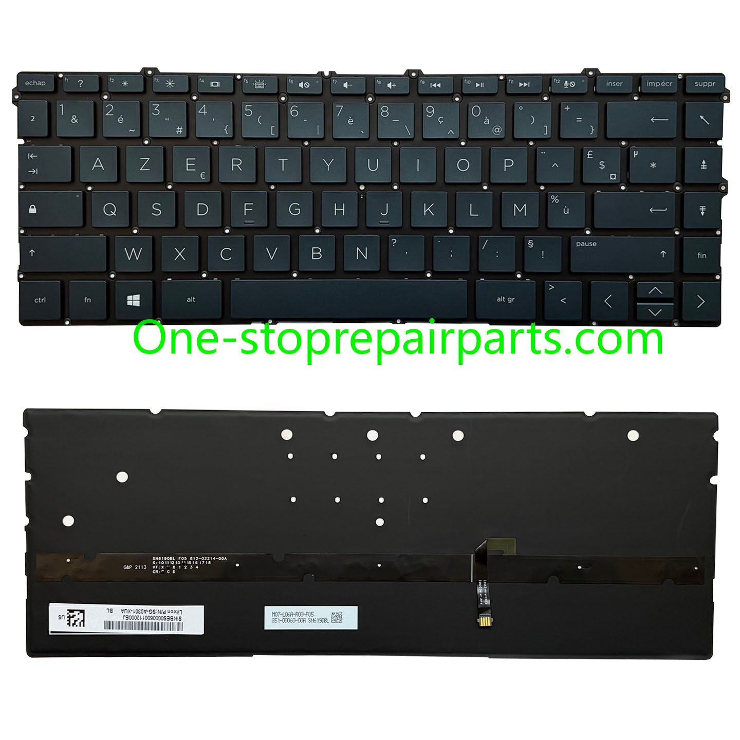 Upper Keyoard  for HP Spectre X360 13-AW TPN-Q225 UK/SP/RU/LA US