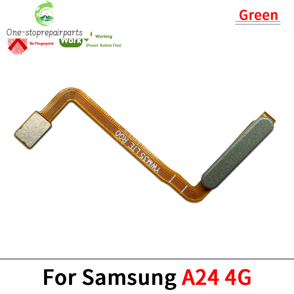 New Fingerprint Sensor Home Return Key Menu Button Flex Cable For Samsung A04s A13 A14 A24 A34 A54 4G 5G Samsung phone repair parts