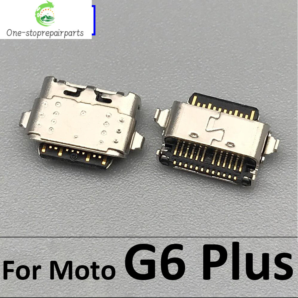 10Pcs USB Charging Port Connector Charge Jack Socket Plug Dock For Motorola Moto G9 G5 G5S G6 G7 Plus G8 Power Play Plus Lite Motorola phone repair parts