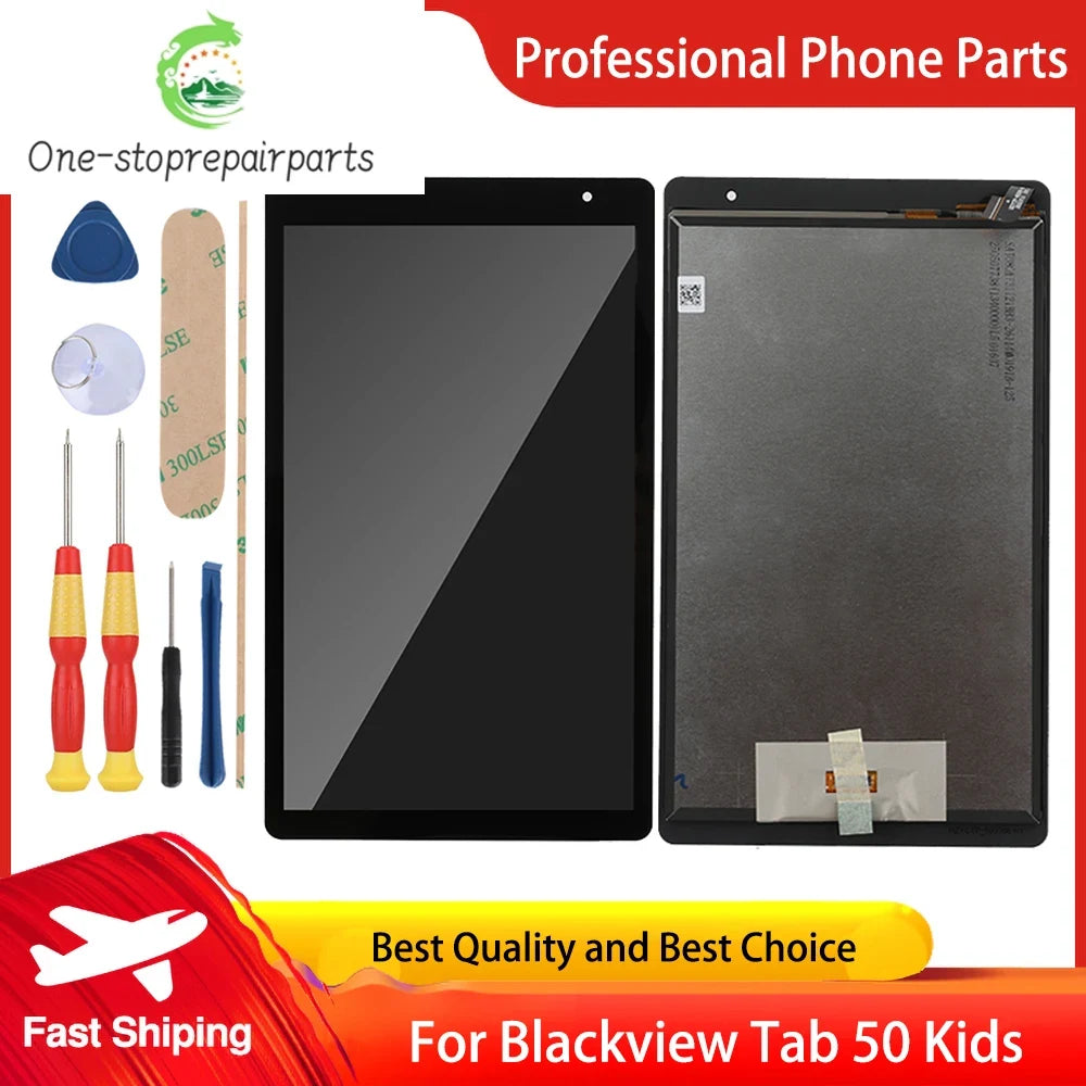 For Blackview Tab 5 Tab 50 WIFI Tab 50 Kids LCD Display Touch Screen Digitizer With Frame Assembly Replacement Free Tools Blackview phone repair parts