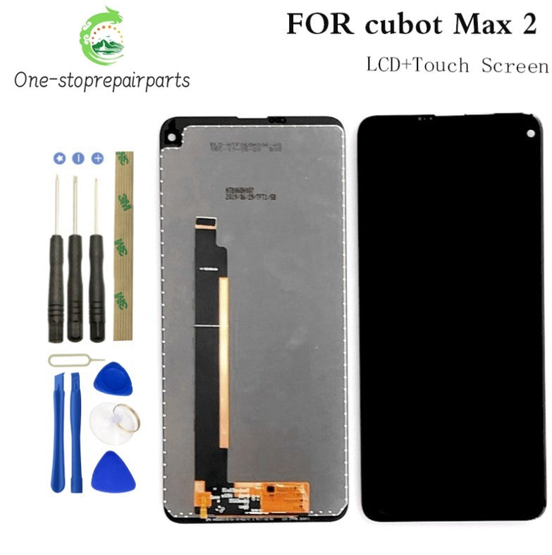 6.8" New Original cubot max 2 LCD Display+Touch Screen 100% New Screen Digitizer Assembly For max2 Mobile Phone + Tools Other Brand Phone repair parts