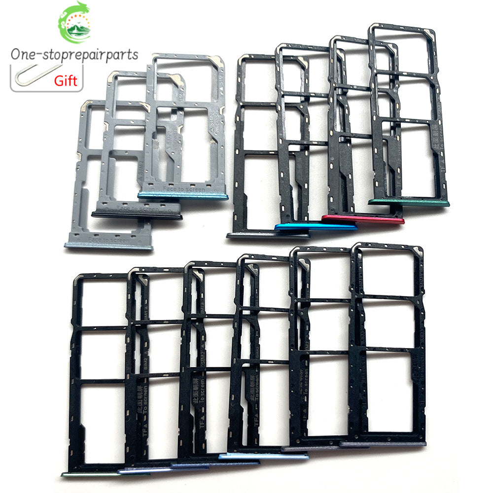 New For OPPO Realme C15 C31 C33 C25 C17 C12 SIM Card Slot SD Card Tray Holder Adapter Realme phone repair parts