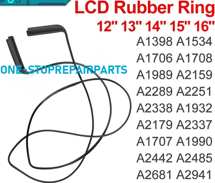 LCD Screen Display Rubber Middle Frame Bezel Ring For Macbook Pro Air A1706 A1708 A1932 A2159 A2289 A2337 A2141 A2442 A2485 Macbook repair parts