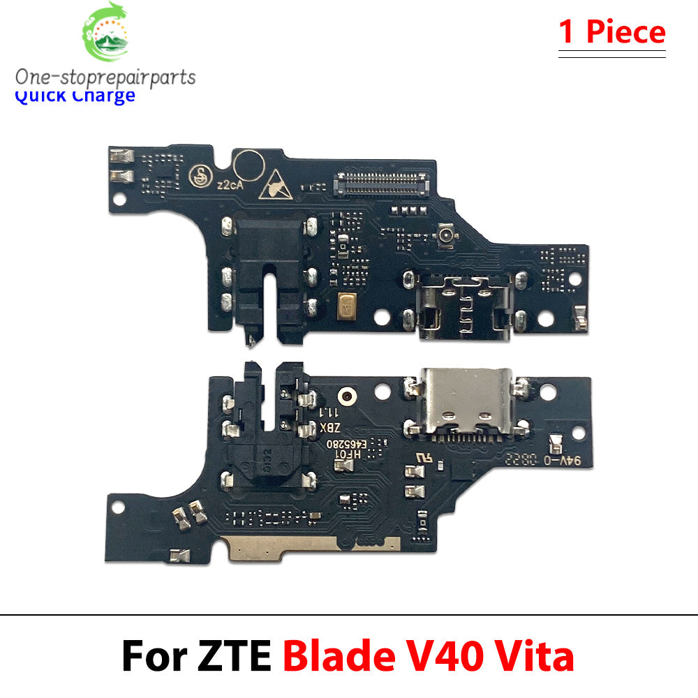 USB Charger Charging Dock Port Connector Flex Cable For ZTE V10 V30 V40 V50 V40s V41 V60 Vita Smart Design Axon 40 50 60 Lite ZTE phone repair parts