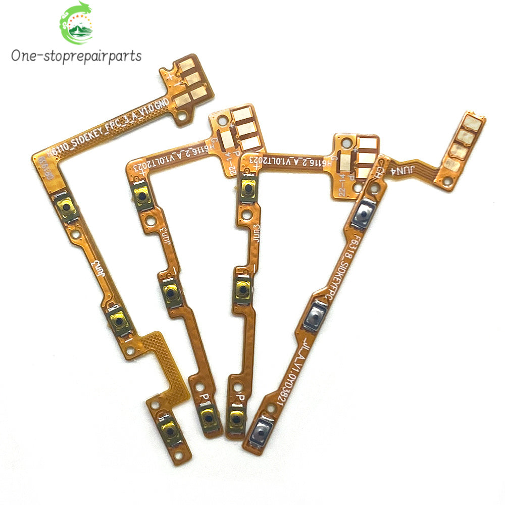 New Volume Button Power Switch On Off Button Flex Cable For infinix Hot 10 11 12 12i 20 30 30i 40 40i 50i Play Pro 4G 5G  infinix phone repair parts