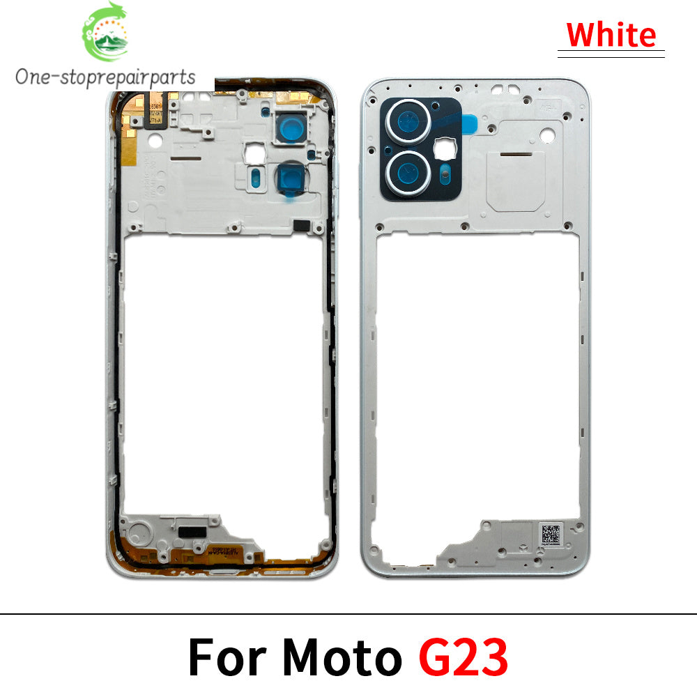 New Middle Frame Holder Housing Bezel Plate For Motorola Moto G04 G23 G34 G53 G54 G62 G72 G73 5G Replacement Repair Parts Motorola phone repair parts