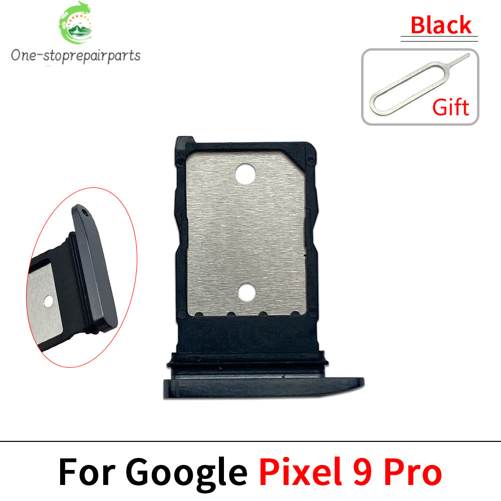 10Pcs, New For Google Pixel 9 / Pixel 9 Pro / Pixel 9 Pro XL SIM Card Slot SD Card Tray Holder Adapter Google Pixel phone repair parts