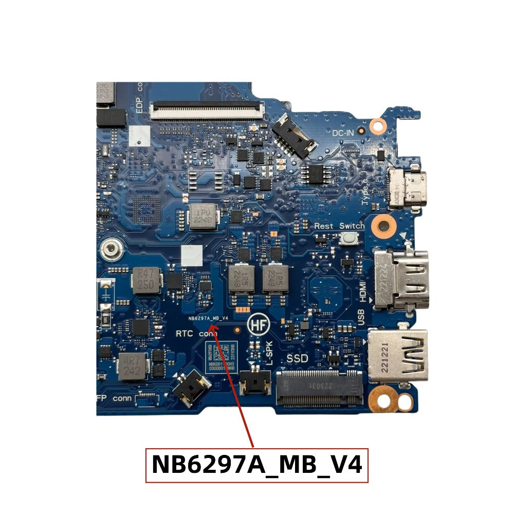 NB6297A_MB_V4 For Acer Aspire 3 A314-23P Laptop Motherboard With R3-7320U R5-7520U CPU 8GB-RAM NB.KDD11.00H NB.KDD11.00E Acer laptop repair parts