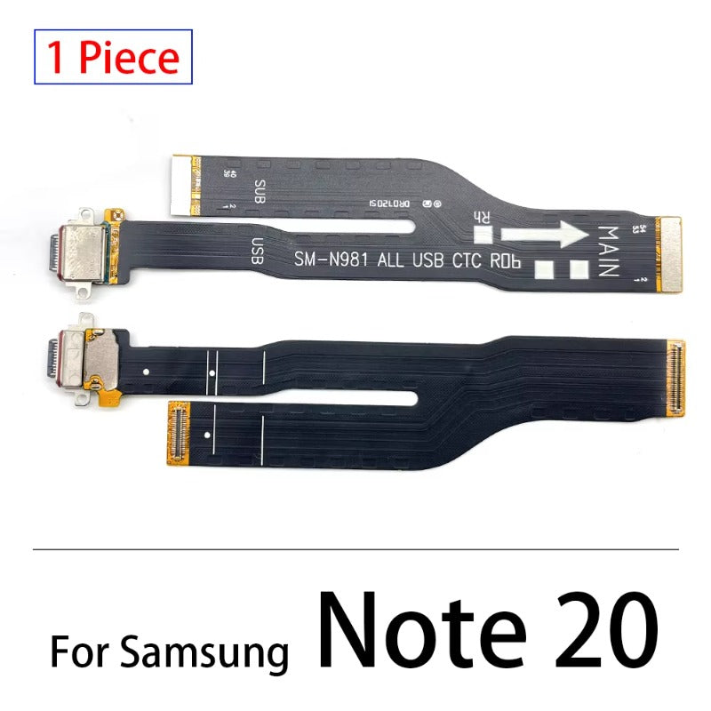 USB Charging Port Dock Connector Charge Board Flex Cable For Samsung Note 8 9 10 Lite Plus 20 Ultra N950F N970F N770F Samsung phone repair parts
