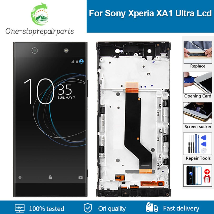 6.0'' Original For Sony Xperia XA1 Ultra G3221 G3212 G3223 G3226 LCD Display Touch Screen Digitizer Assembly for Sony C7 LCD Sony phone repair parts