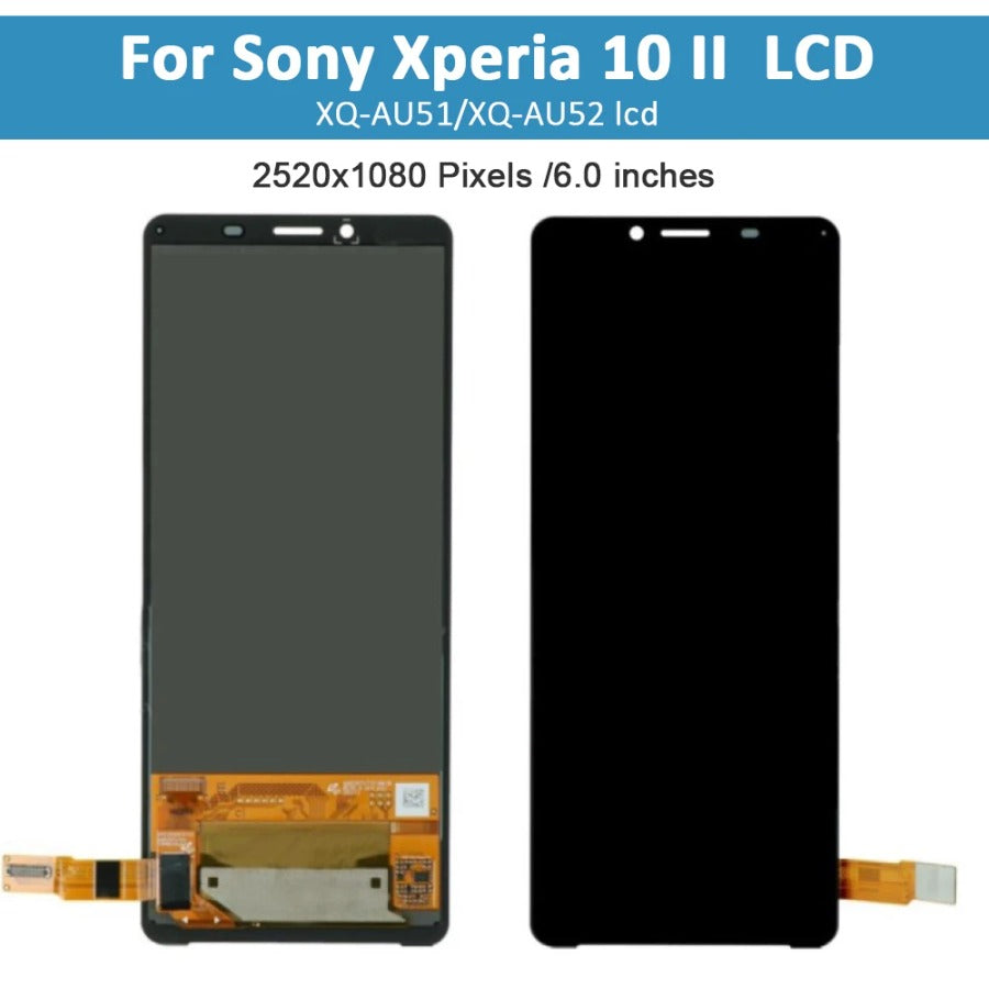 Original 6.0" lcd For Sony Xperia 10 II 10II lcd XQ-AU51 XQ-AU52 LCD Display Touch Digitizer Screen Assembly Replacement Parts Sony phone repair parts